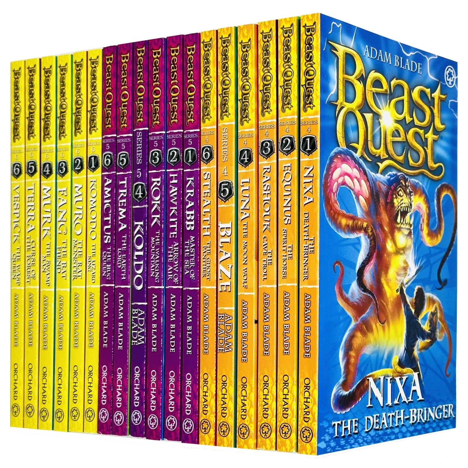 Beast Quest Series 4-6 Collection 18 Books Set