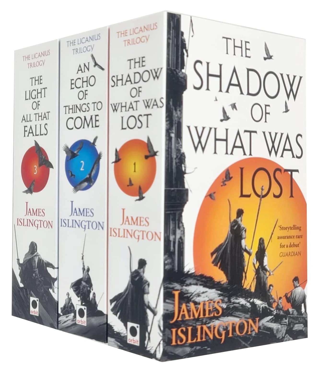 Licanius Trilogy 3 Books Collection Set By James Islington (The Shadow of What Was Lost, An Echo of Things to Come, The Light of All That Falls)