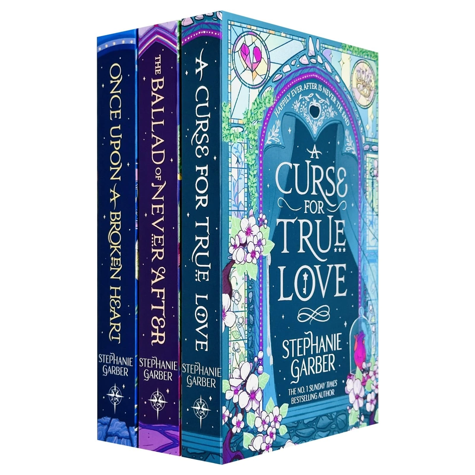 Once Upon a Broken Heart Series 3 Books Collection Set By Stephanie Garber (Once Upon A Broken Heart, The Ballad of Never After & A Curse For True Love)