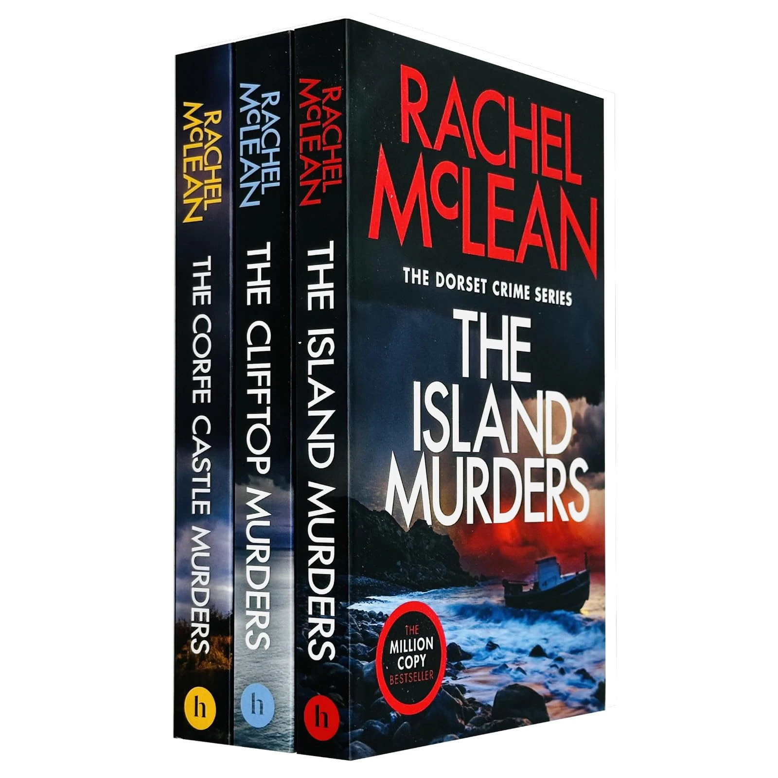 Rachel McLean Dorset Crime Series Collection 1-3 Books Set (The Corfe Castle Murders, The Clifftop Murders & The Island Murders)