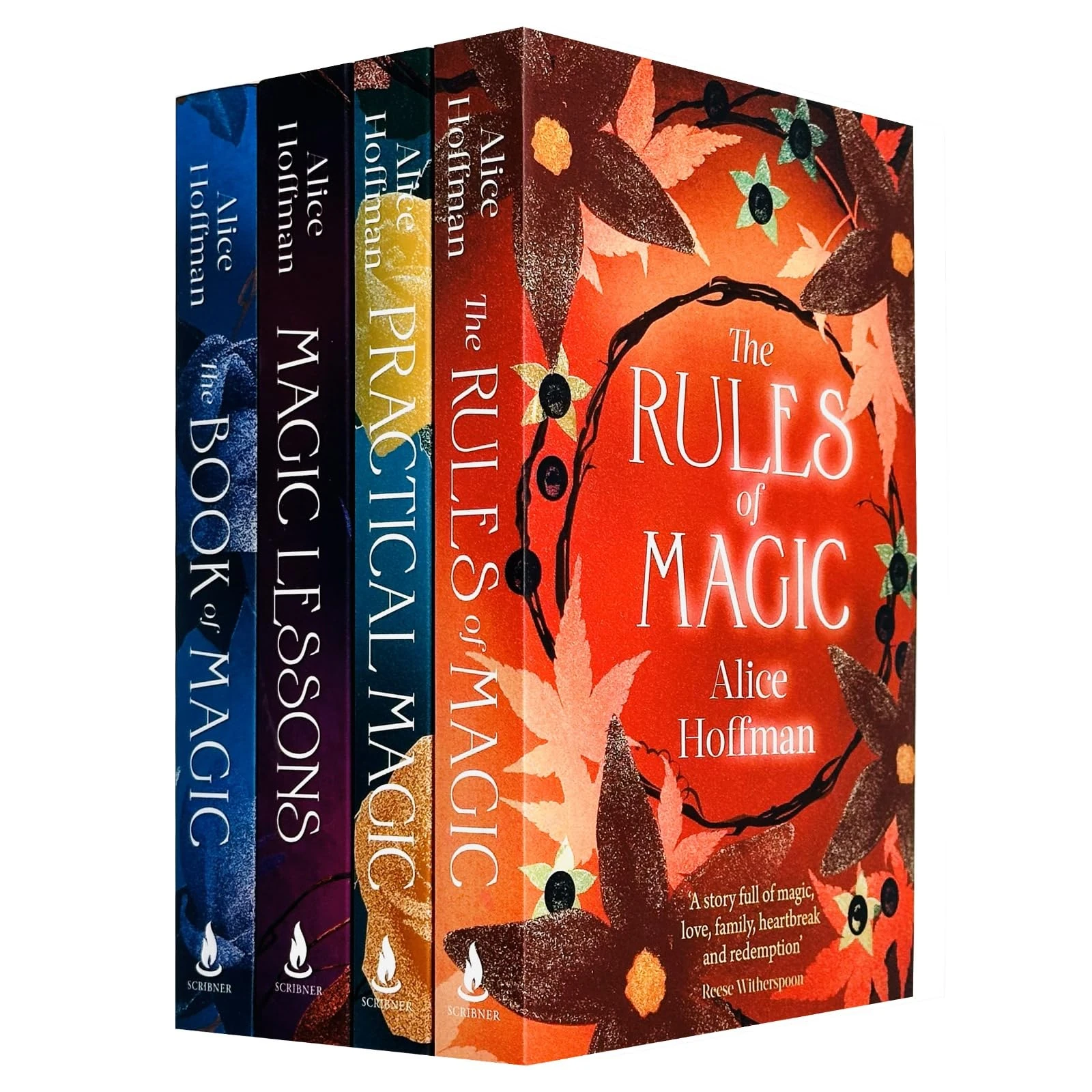 The Practical Magic Series 4 Books Collection Set By Alice Hoffman (Practical Magic, The Rules of Magic, Magic Lessons & The Book of Magic)