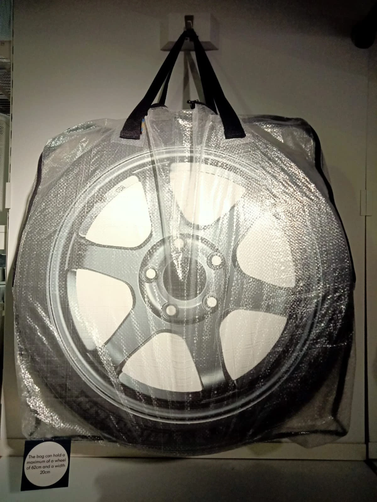 IKEA DIMPA Extra Large Storage Bag, Clear Heavy Duty Bags, Moth and Moisture Protection Storage Bags