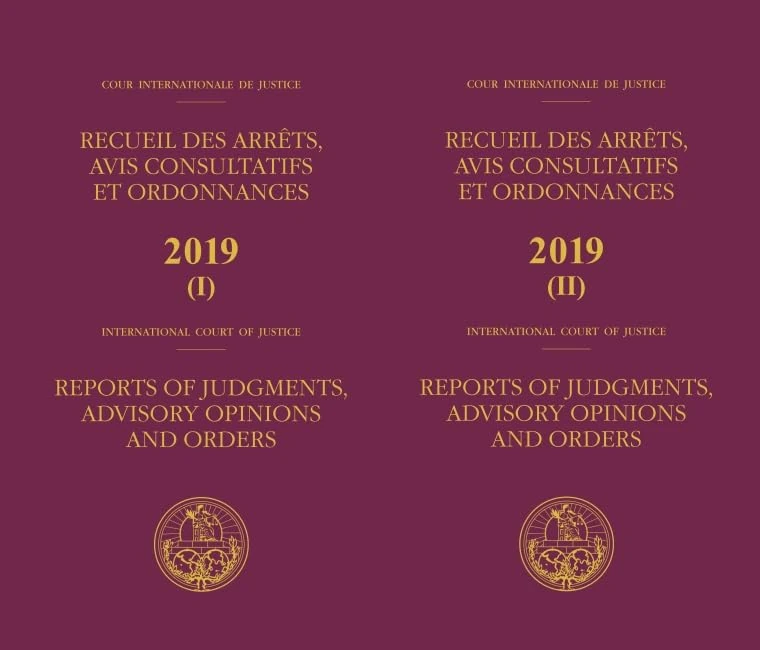 Reports of Judgments, Advisory Opinions and Orders 2019 (English/French Edition): Two-Volume Set