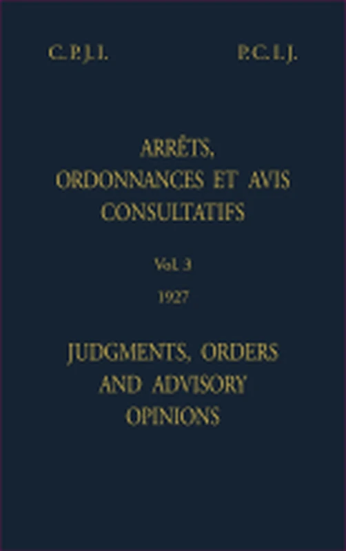 United Nations Judgments Orders and Advisory Opinions Vol 3