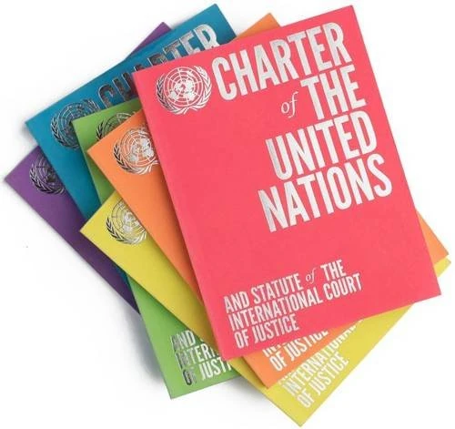 Charter of the United Nations and Statute of the International Court of Justice: Set of Six Colour Editions