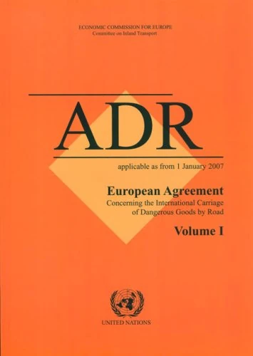 ADR European Agreement Dangerous Goods by Road - 2 Volume Set