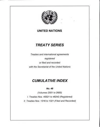 Treaty Series Cumulative Index No. 48