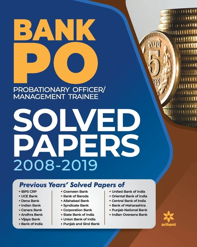 Solved Papers Bank PO 2020 - Arihant Publications
