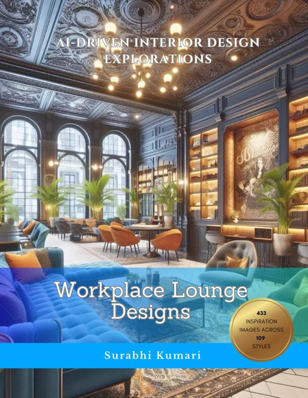 AI-Driven Interior Design Explorations: Workplace Lounge Designs (AI-Driven Interior Design Explorations: Workplace Interiors) - Image 1