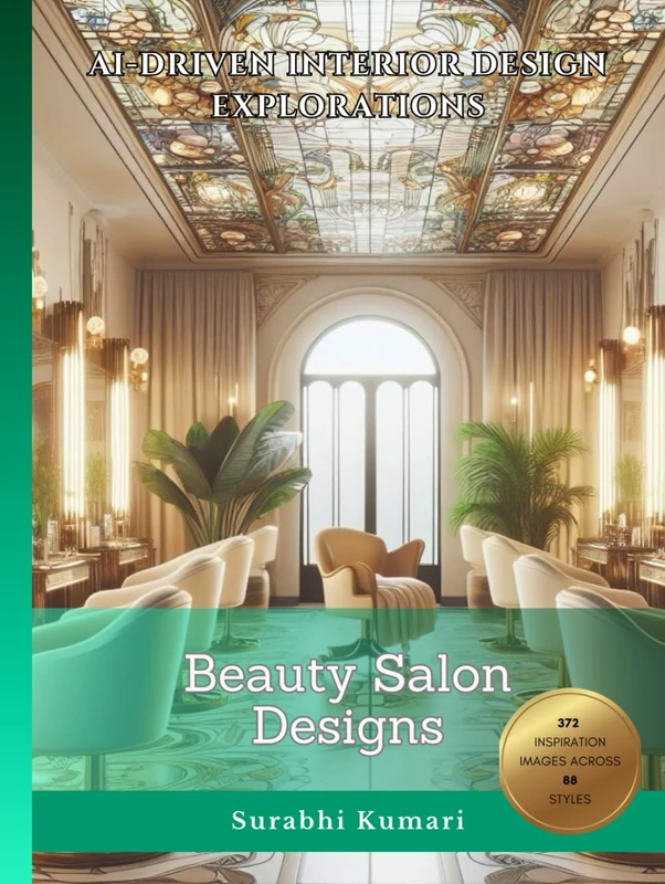 AI-Driven Interior Design Explorations: Beauty Salon Designs (AI-Driven Architectural Explorations: Wellness & Spiritual Retreats) - Image 1