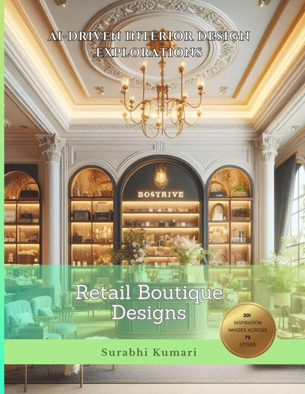 AI-Driven Interior Design Explorations: Retail Boutique Designs (AI-Driven Architectural & Interior Explorations: Retail, Bookstores & Food Courts)