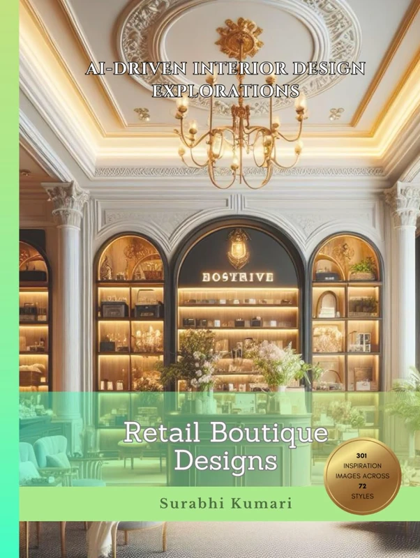 AI-Driven Interior Design Explorations: Retail Boutique Designs (AI-Driven Architectural & Interior Explorations: Retail, Bookstores & Food Courts) - Image 1