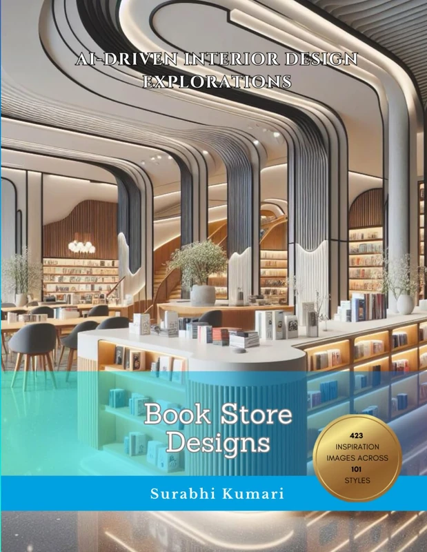 AI-Driven Interior Design Explorations: Book Store Designs (AI-Driven Architectural & Interior Explorations: Retail, Bookstores & Food Courts)
