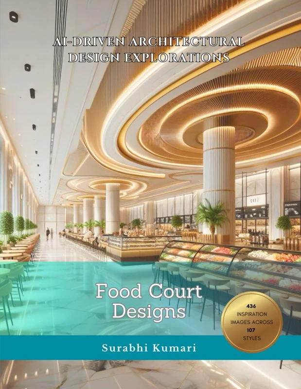 AI-Driven Architectural Design Explorations: Food Court Designs (AI-Driven Architectural & Interior Explorations: Retail, Bookstores & Food Courts)