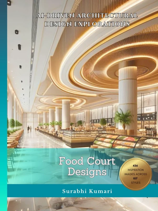 AI-Driven Architectural Design Explorations: Food Court Designs (AI-Driven Architectural & Interior Explorations: Retail, Bookstores & Food Courts)