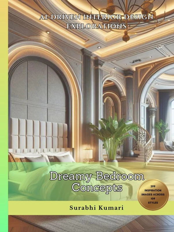 AI-Driven Interior Design Explorations: Dreamy Bedroom Concepts