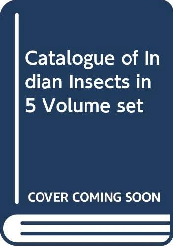 Catalogue of Indian Insects in 5 Volume Set