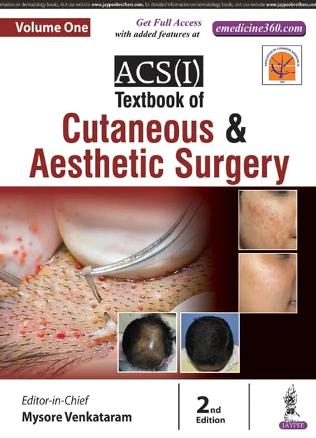 Jaypee ACS(I) Textbook on Cutaneous and Aesthetic Surgery Set