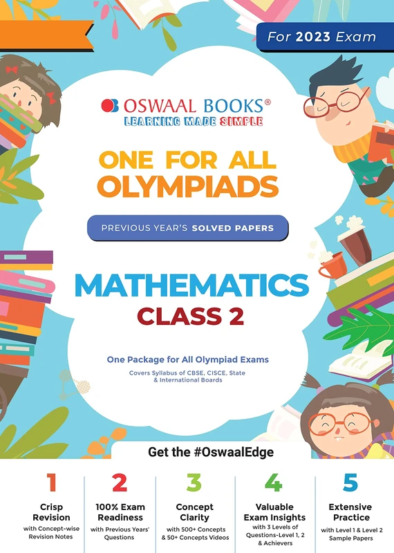One for All Olympiad Previous Years' Solved Papers: Mathematics Class-2