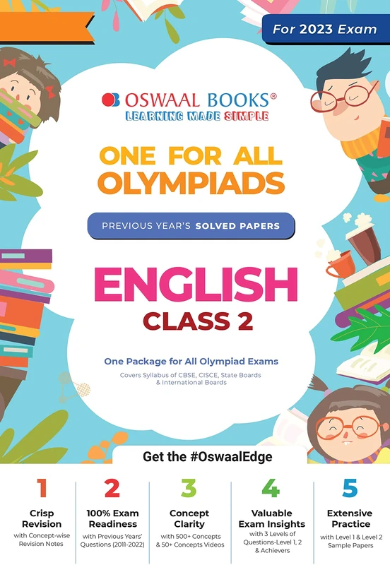 One for All Olympiad Previous Years' Solved Papers, Class-2 English