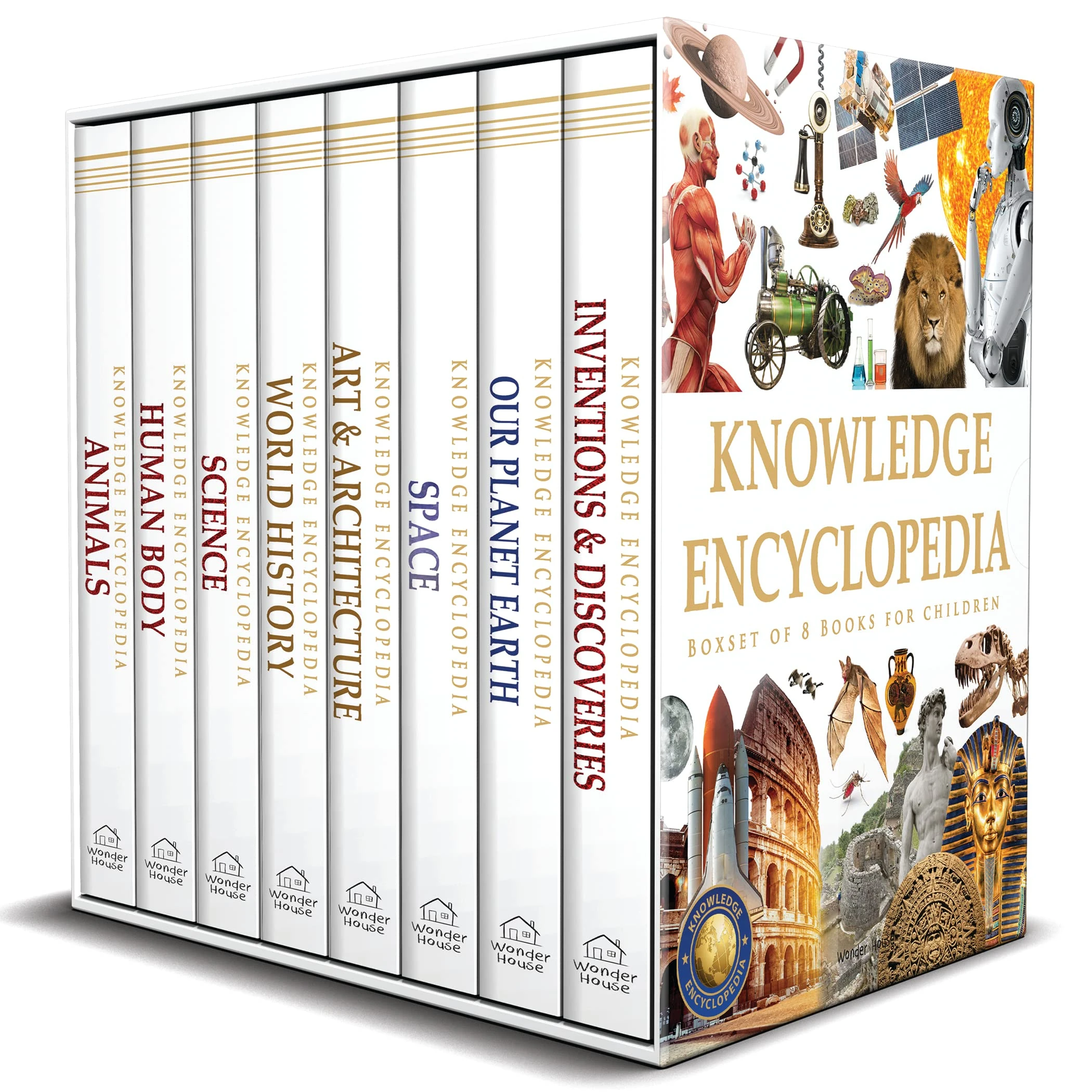 Knowledge Encyclopedia - Boxset of 8 Books for Children (Knowledge Encyclopedia for Children)