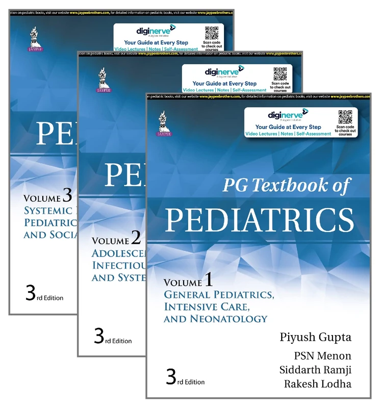 PG Textbook of Pediatrics: Three Volume Set