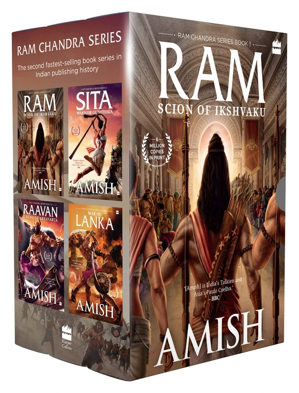 The Ram Chandra Series Boxset of 4 Books (Perfect Gift for this Festive Season) : Ram - Scion of Ikshvaku, Sita : Warrior of Mithila, Raavan : Enemy of Aryavarta, War of Lanka - Image 1