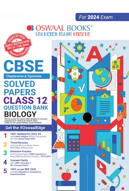 Oswaal Cbse Chapterwise Solved Papers 2023-2014 Biology Class 12th