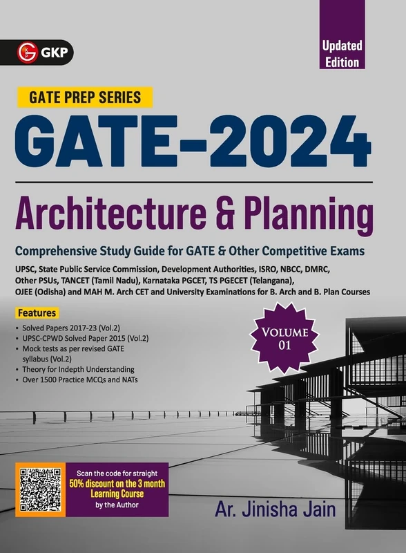 GATE 2024 : Architecture & Planning Vol 1 - Guide