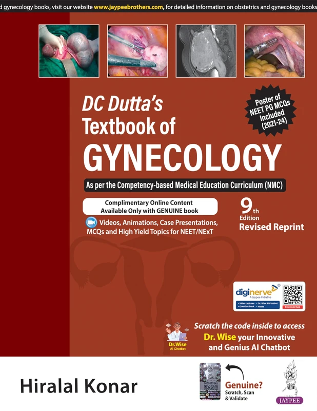 DC Dutta's Textbook of Gynecology