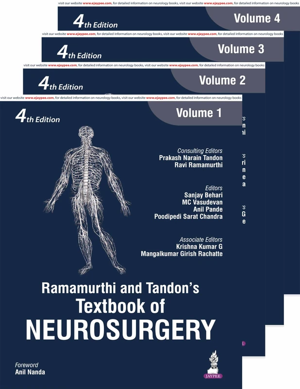 Ramamurthi and Tandon’s Textbook of Neurosurgery: Four Volume Set