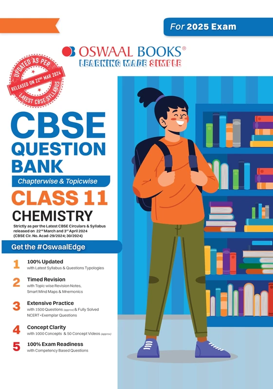 CBSE Question Bank Chapterwise and Topicwise SOLVED PAPERS_Class 11_Chemistry_For Exam 2024-25 - Image 1
