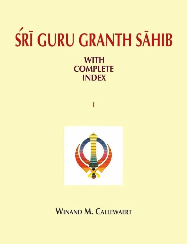 Sri Guru Granth Sahib: With Complete Index (2 Volumes)
