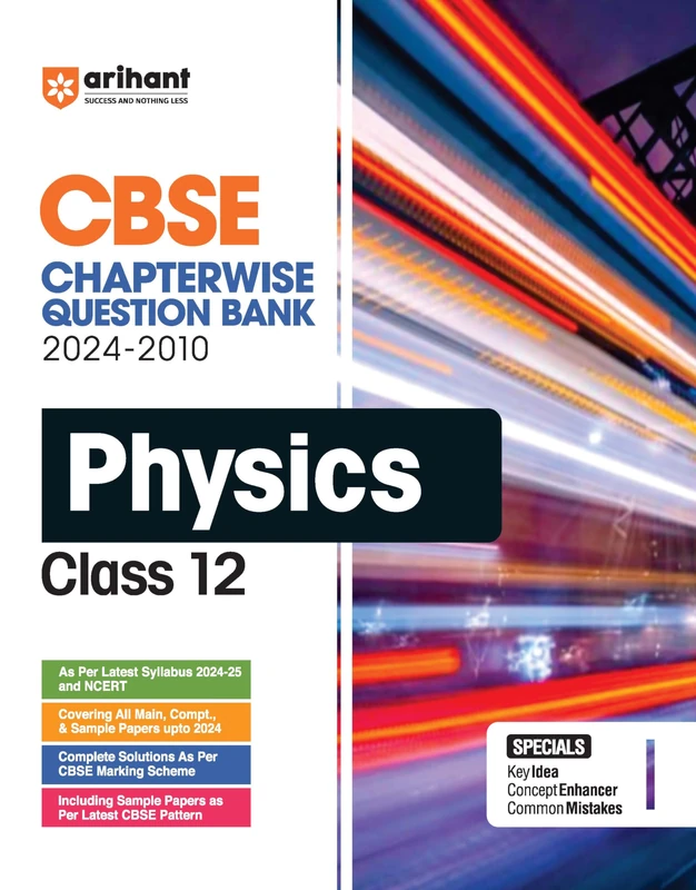 Arihant Cbse Chapterwise-Question Bank Physics for Class 12
