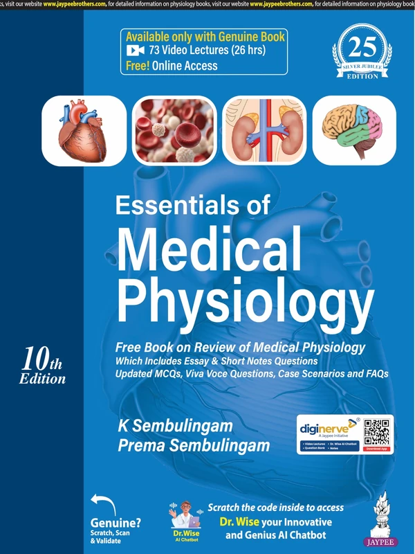 Essentials of Medical Physiology: With Free Review of Medical Physiology