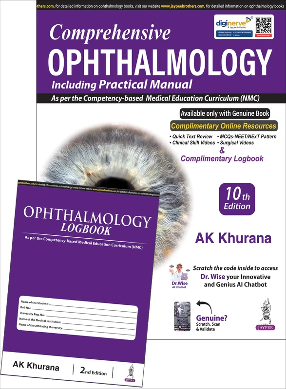 Comprehensive Ophthalmology: Including Practical Manual with Ophthalmology Logbook