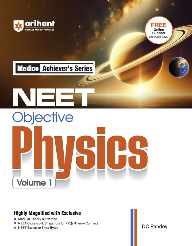 Arihant NEET Objective Physics NEET Practice Set With Modular Theory & Exercise MCQ Practice with PYQs- Theory Connect