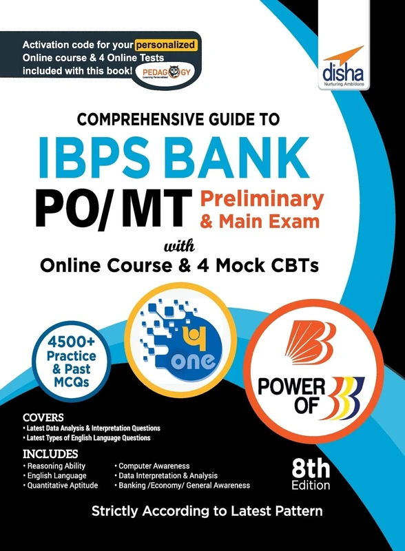 Comprehensive Guide to Ibps Bank Po/ Mt Preliminary & Main Exam with Online Course & 4 Online Cbts