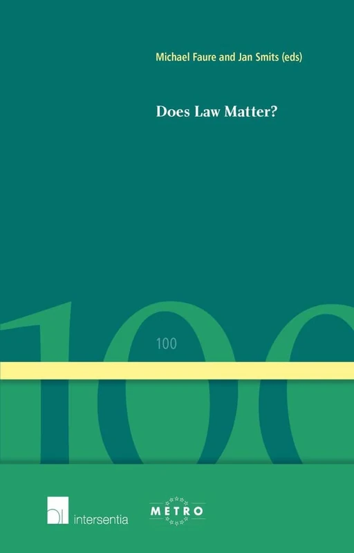 Does Law Matter?: On Law and Economic Growth (IUS Commune Europaeum): 100 (IUS Commune: European and Comparative Law Series) - Image 1