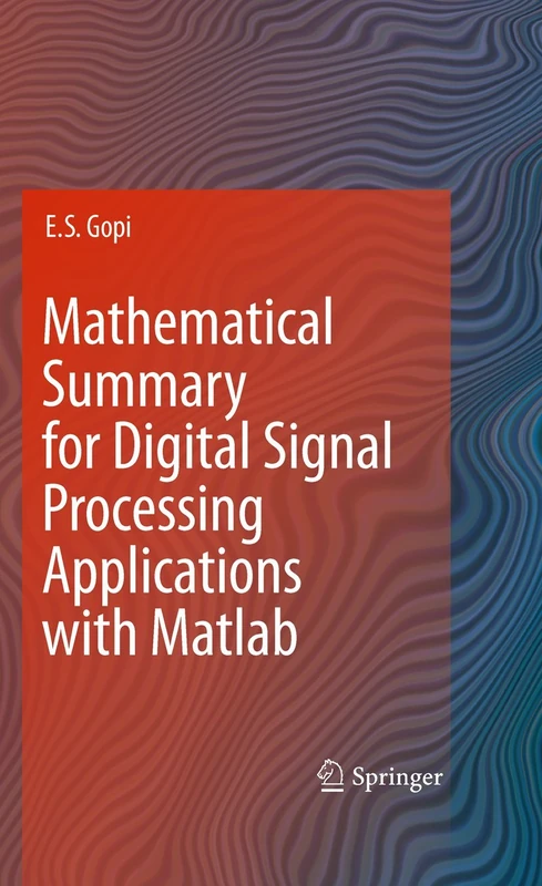 Springer Mathematical Summary for DSP Applications with Matlab
