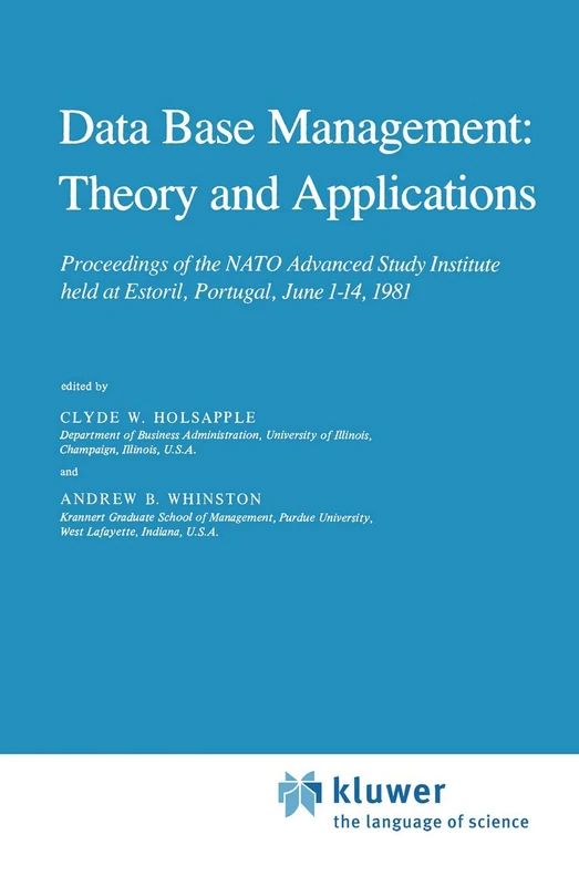Springer Data Base Management: Theory and Applications - NATO 98
