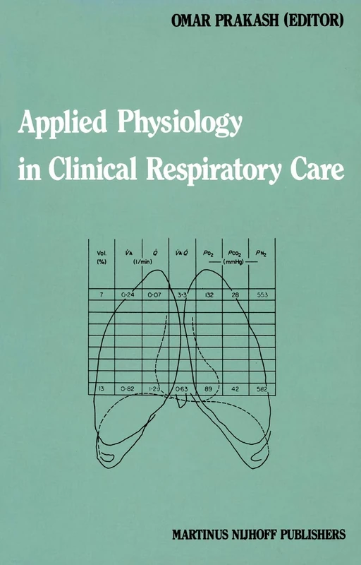 Applied Physiology in Clinical Respiratory Care: 1 (Developments in Critical Care Medicine and Anaesthesiology, 1)