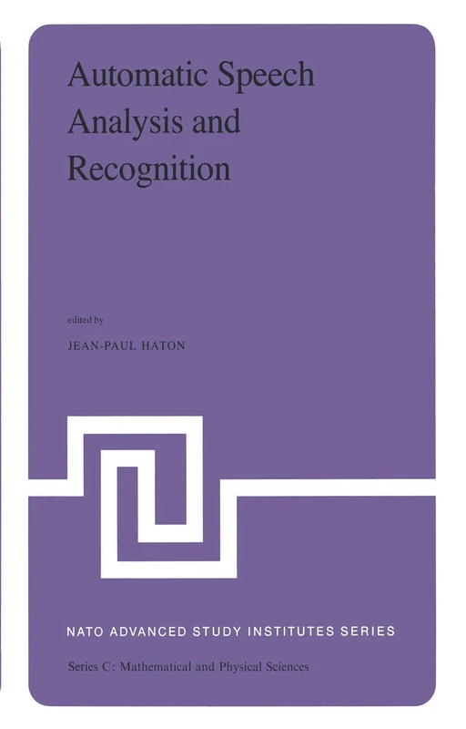 Springer Automatic Speech Analysis and Recognition - NATO Series - Image 1