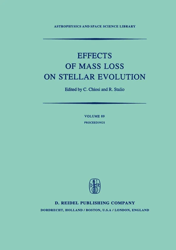 Springer Effects of Mass Loss on Stellar Evolution - IAU 59