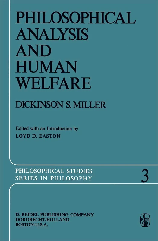 Springer Philosophical Analysis and Human Welfare - Vol 3 - Image 1