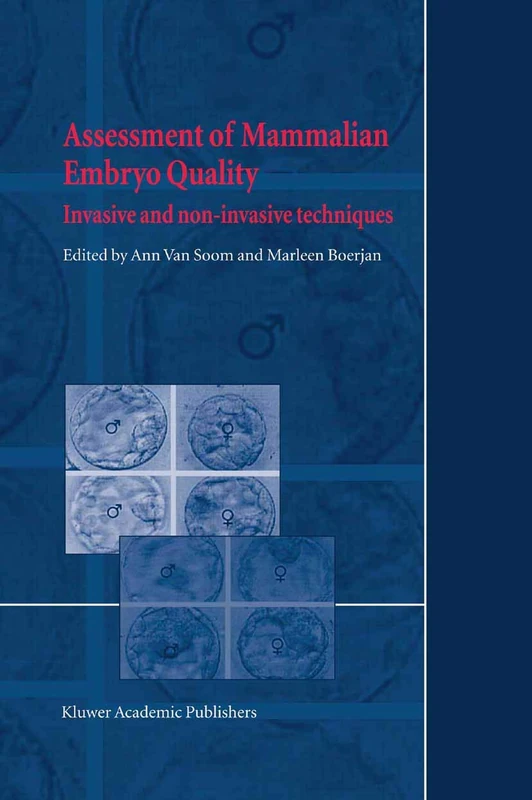 Springer - Assessment of Mammalian Embryo Quality Book