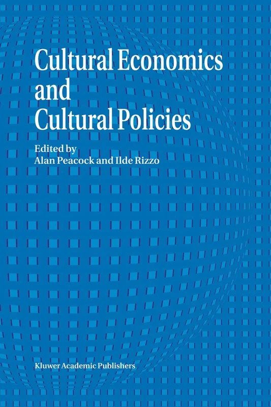 Springer - Cultural Economics and Cultural Policies Book