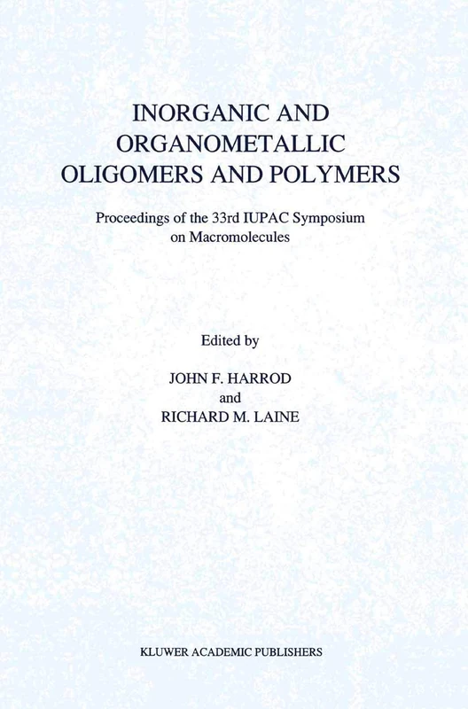 Springer - Inorganic and Organometallic Oligomers and Polymers