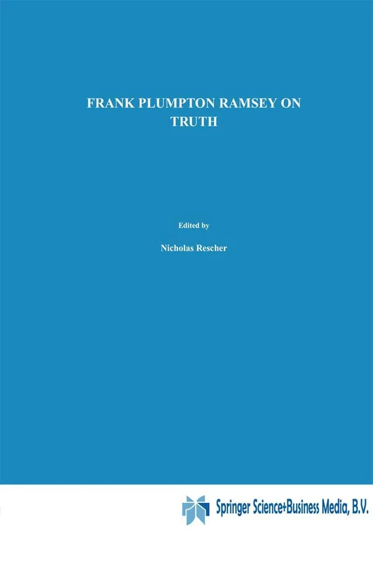On Truth: Original Manuscript Materials (1927–1929) from the Ramsey Collection at the University of Pittsburgh: 16 (Episteme, 16)
