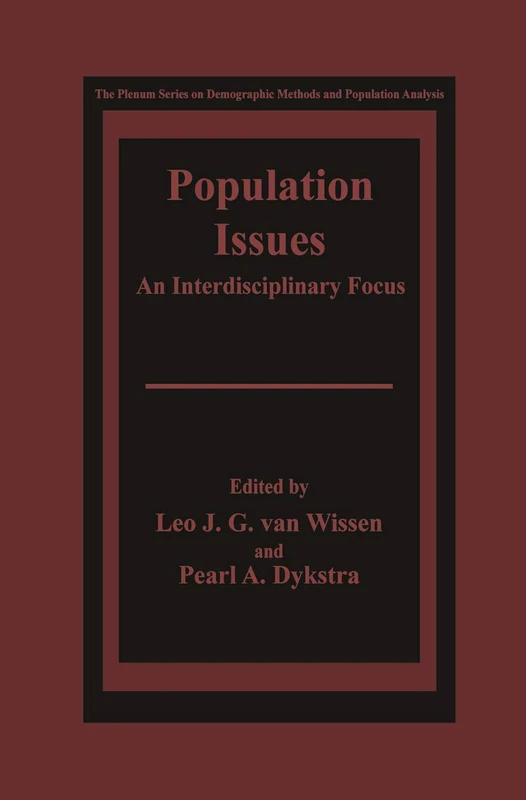 Springer Population Issues - Demographic Methods & Analysis
